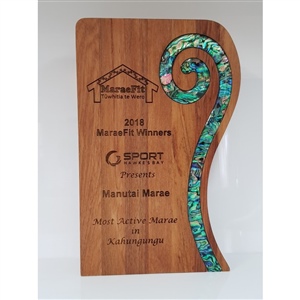 Custom Engraved Wood Award