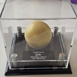 "Unbroken" 100 Wall Balls  Trophy
